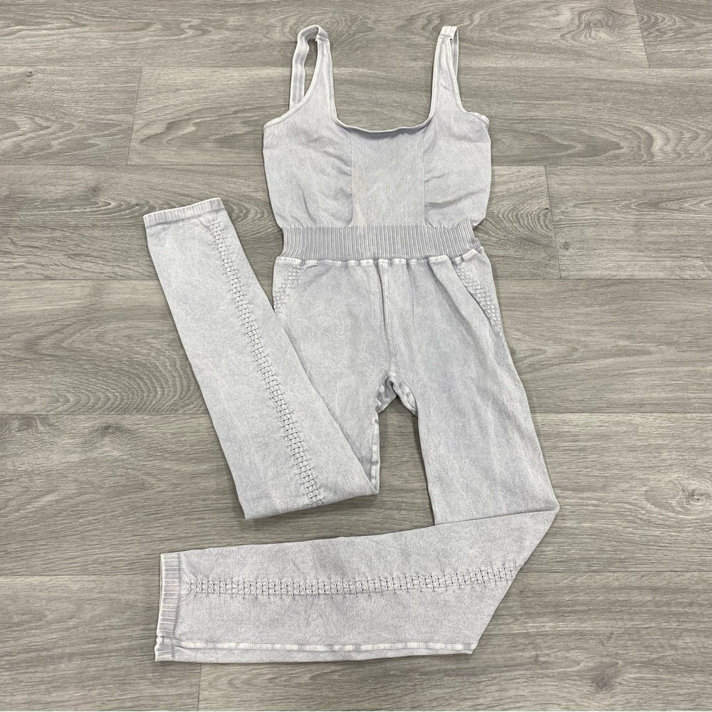 FP Movement by Free People Gray Jumpsuit